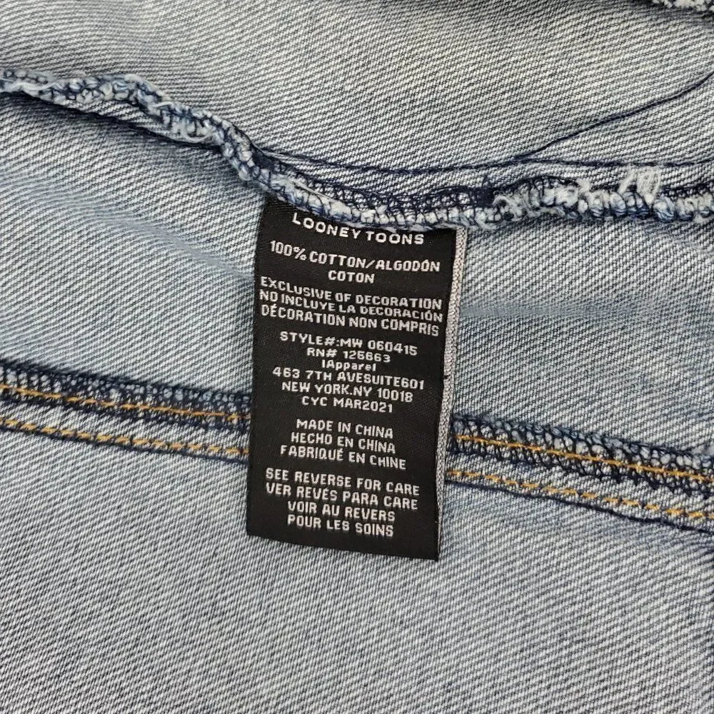 Looney Tunes Space Jam Members Only Denim Jacket - Picture 10 of 10